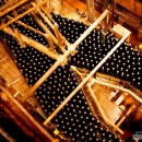 Bottles on a conveyor