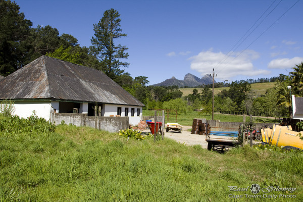 Old farm building at Warwick Estate