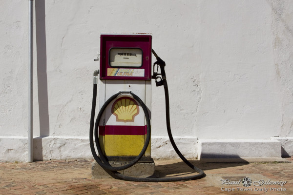 Old Shell petrol pump