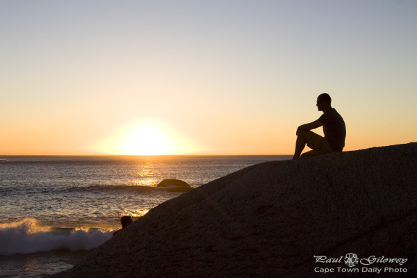 Silhouette of a man