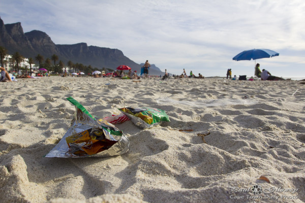 Litter beach