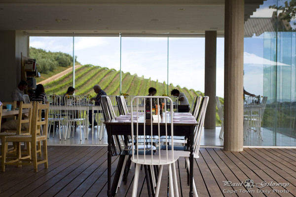 Late breakfast at Tokara