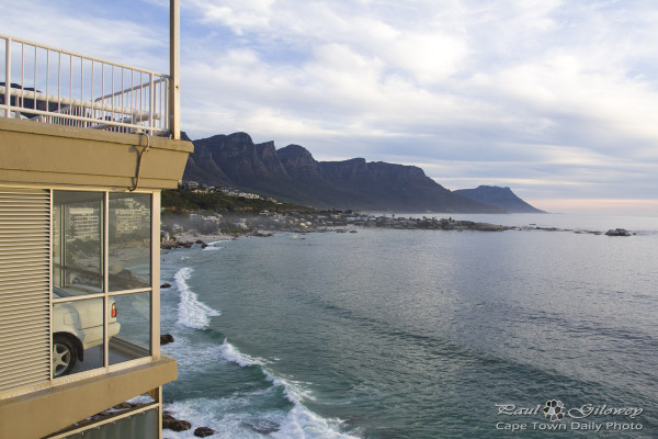 Garage with a view