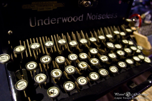 Old Underwood typewriter