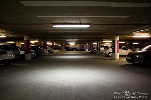 Cold concrete parking garages