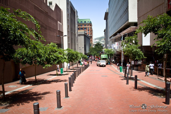 The red brick road called Waterkant Street