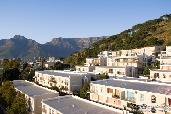 Apartments against Signal Hill