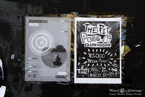 Old street posters and the Pit Pong Championship