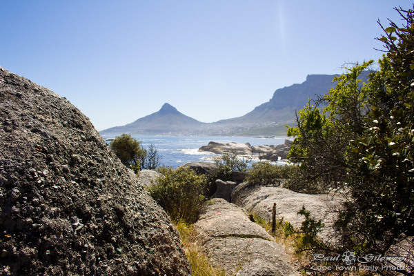 Between the rocks at Oudekraal