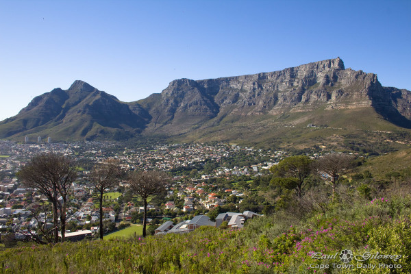 A sunny day Table Mountain