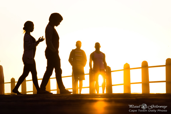 Promenade silhouette