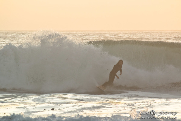 Surfing at Camps Bay