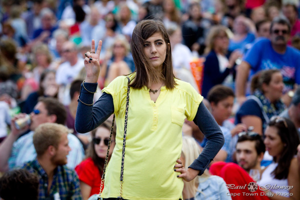 Looking cool at the Passenger concert