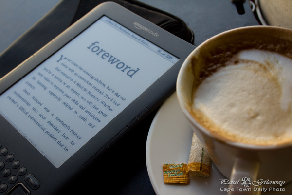 Kindle 'n coffee