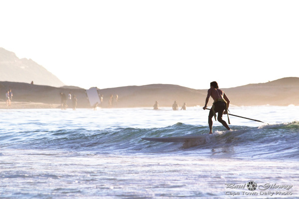 SUP 'n splash in Camps Bay