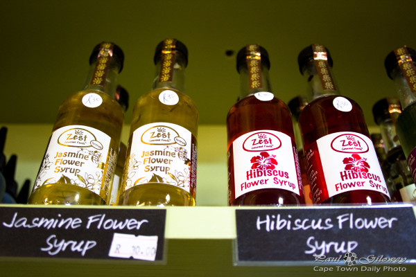 Flower syrup at Delvera