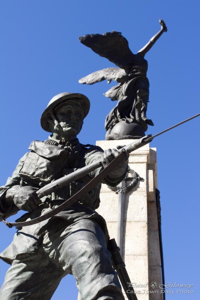 Cape Town's Winged Victory at the Cenotaph