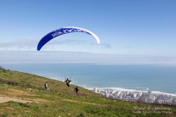 Paragliding from Signal Hill