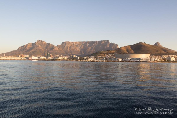 At sea with Table Mountain